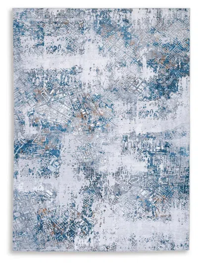 Ashley Garyard Washable 5' X 7' Rug In Multi