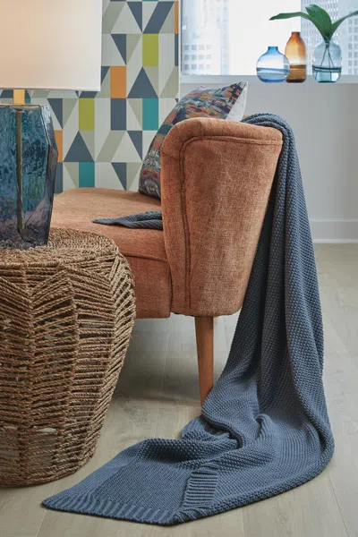 Ashley Gayelery Throw In Blue