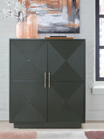 Ashley Geirwood Accent Cabinet In Dark Green