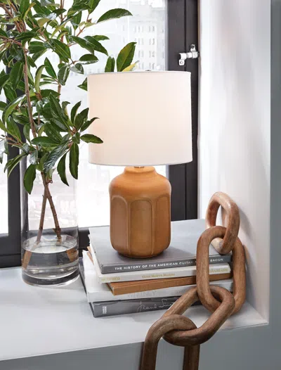 Ashley Gierburg Table Lamp In Ochre