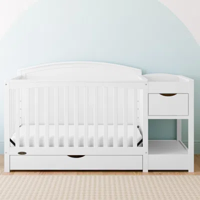 Ashley Graco Bellwood 5-in-1 Convertible Crib And Changer In White