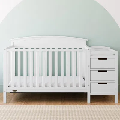 Ashley Graco Benton 4-in-1 Convertible Crib And Changer In White