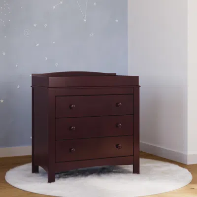 Ashley Graco Noah 3 Drawer Chest With Changing Topper In Espresso