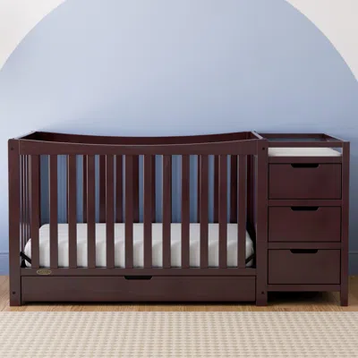 Ashley Graco Remi 4-in-1 Convertible Crib And Changer In Espresso
