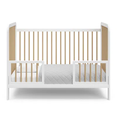 Ashley Graco Toddler Safety Guardrail Kit (dowels) In White/driftwood