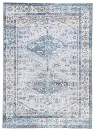 Ashley Hebruns Washable 5' X 7' Rug In Multi