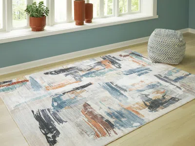 Ashley Hessland 5' X 7' Washable Rug In Multi