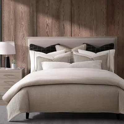 Ashley Hiend Accents Chenille 3-piece King Duvet Set In Sand