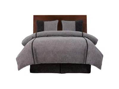 Ashley Hiend Accents Hamilton 4-piece Queen Comforter Set In Gray