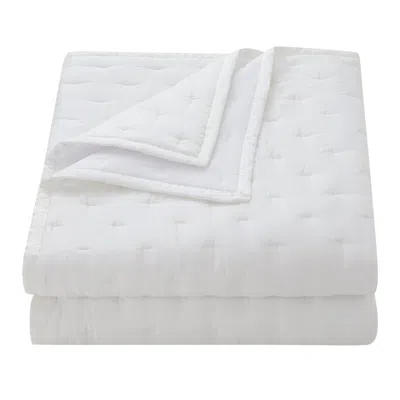 Ashley Hiend Accents Lyocell 3-piece Full/queen Quilt Set In White