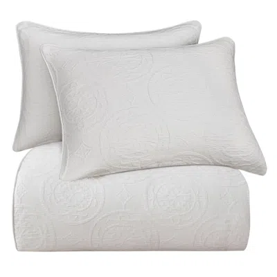 Ashley Hiend Accents Verona 3-piece King Duvet Cover Set In Vintage White