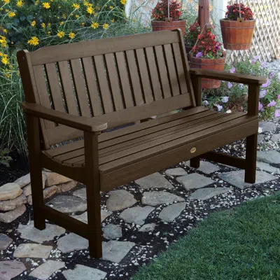 Ashley Highwood Usa Lehigh 5-foot Garden Bench In Weathered Acorn
