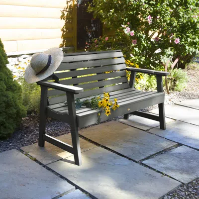 Ashley Highwood Usa Weatherly 4-foot Garden Bench In Coastal Teak