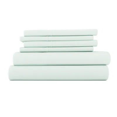 Ashley Home Collection Luxury Ultra Soft Queen Bed Sheet Set In Mint