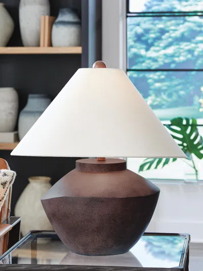 Ashley Honsworth Table Lamp In Antique Brown