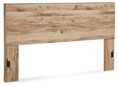 Ashley Hyanna King Panel Headboard In Tan Brown