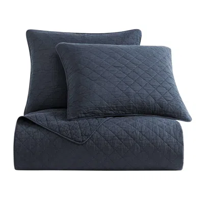 Ashley Indigo Hill 2-piece Twin Comfort Quilt Set In Navy
