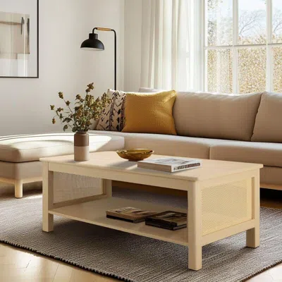 Ashley Ink+ivy Ashlyn Coffee Table In Natural