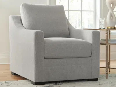 Ashley Ivory Brook Next-gen Nuvella™ Performance Fabric Chair In Dusk