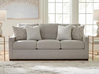 Ashley Ivory Brook Next-gen Nuvella™ Performance Fabric Sofa In Dusk