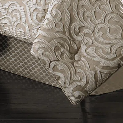 Ashley J. Queen New York Astoria California King 4 Piece Comforter Set In Sand