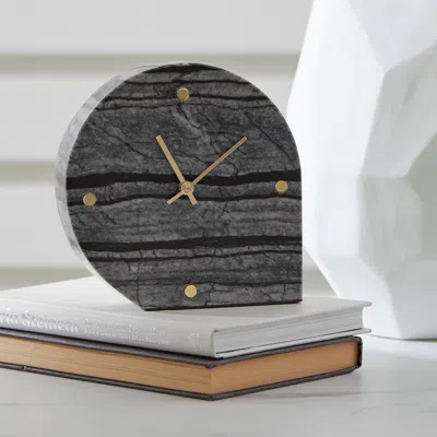 Ashley Janmour Table Clock (set Of 2) In Black