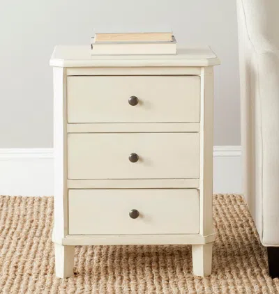 Ashley Joe Nightstand With Storage Drawers In Barley