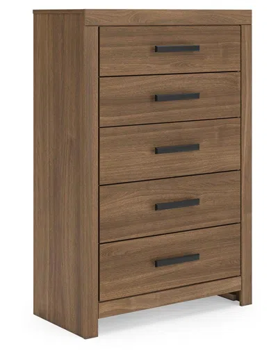 Ashley Jonnifer Chest Of Drawers In Auburn
