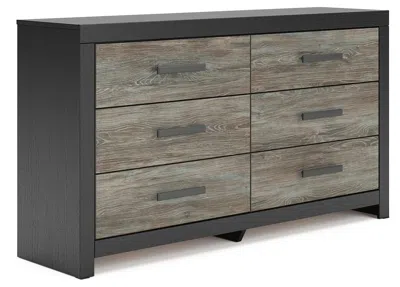 Ashley Jonnifer Dresser In Black/gray