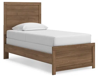 Ashley Jonnifer Twin Panel Bed In Auburn