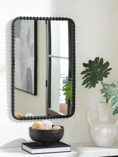 Ashley Judlow Accent Mirror In Black