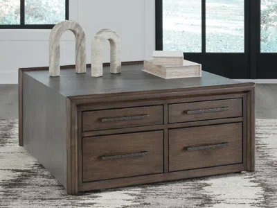 Ashley Kallenny Coffee Table In Brown/gray