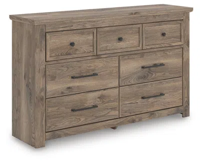 Ashley Keithland Dresser In Brown