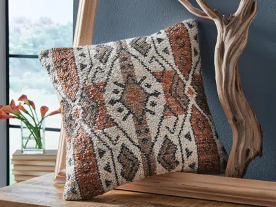 Ashley Kierenworth Pillow In Sienna/ivory/black