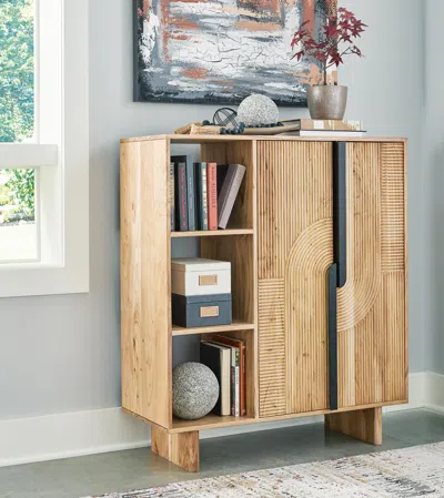 Ashley Kierwell Accent Cabinet In Natural