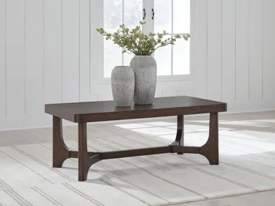 Ashley Korestone Coffee Table In Dark Brown