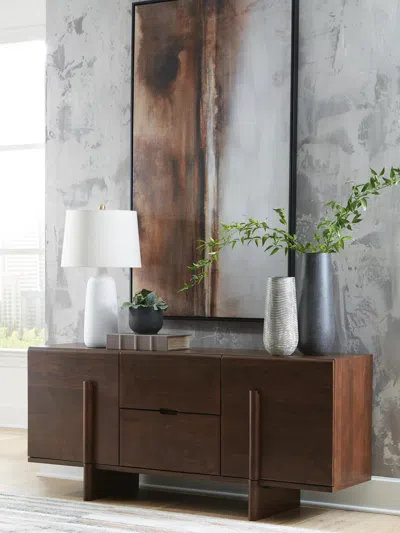 Ashley Kydler Accent Cabinet In Medium Brown
