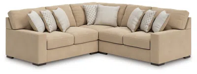 Ashley Larce 3-piece Next-gen Nuvella™ Performance Fabric Sectional In Dune