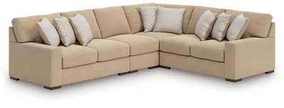 Ashley Larce Next-gen Nuvella™ Performance Fabric 4-piece Sectional In Dune