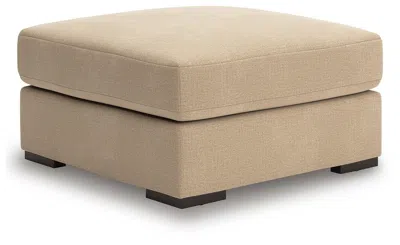 Ashley Larce Next-gen Nuvella™ Performance Fabric Oversized Accent Ottoman In Dune