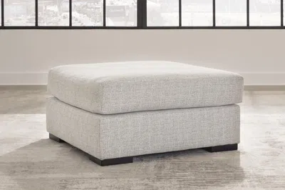 Ashley Larce Next-gen Nuvella™ Performance Fabric Oversized Accent Ottoman In Stone