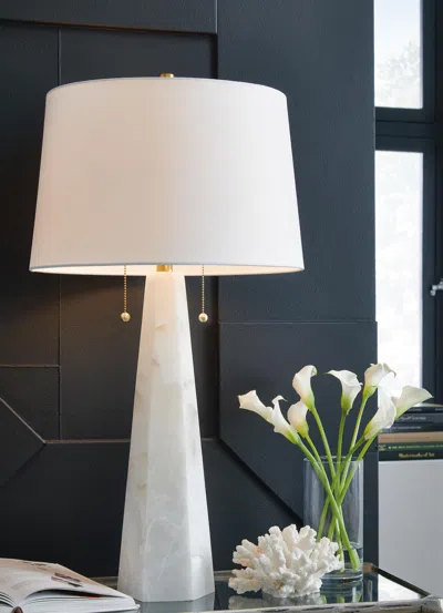 Ashley Laurellen Table Lamp In White