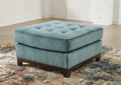 Ashley Laylabrook Oversized Accent Ottoman In Teal