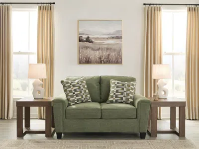 Ashley Leeshan Loveseat In Clover