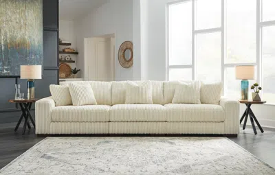 Ashley Lindyn 3-piece Modular Sofa In Ivory