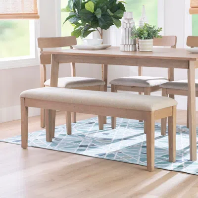 Ashley Linon 50" Devin Bench In Natural