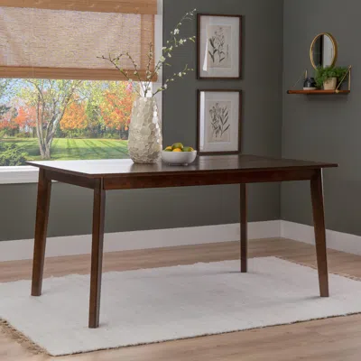 Ashley Linon Devin Dining Table In Brown