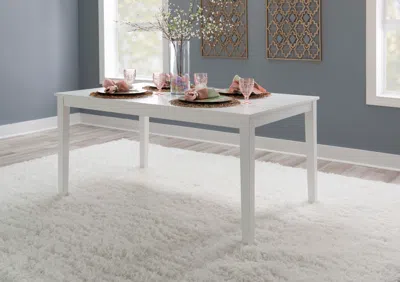 Ashley Linon Kylie Dining Table In White