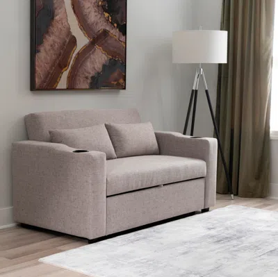 Ashley Linon Maryn Sofa Bed In Gray