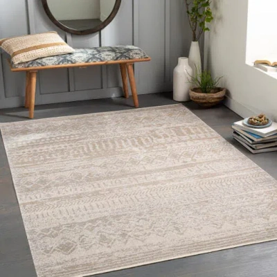 Ashley Livabliss Lavadora Washable Global Abstract Rug In Light Gray